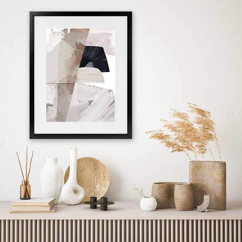Shop Smooth Art Print-Abstract, Dan Hobday, Neutrals, Portrait, Rectangle, View All-framed painted poster wall decor artwork