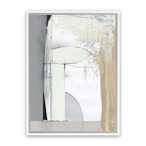 Shop Soft Neutral Canvas Art Print-Abstract, Dan Hobday, Neutrals, Portrait, Rectangle, View All-framed wall decor artwork