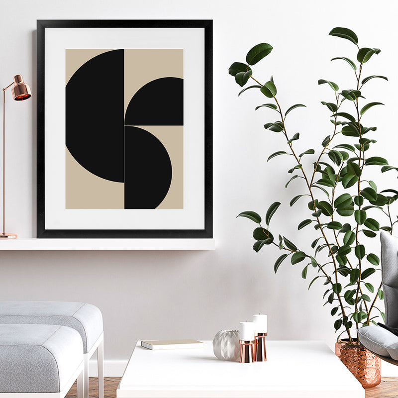 Shop Someone Art Print-Abstract, Black, Brown, Dan Hobday, Portrait, Rectangle, View All-framed painted poster wall decor artwork
