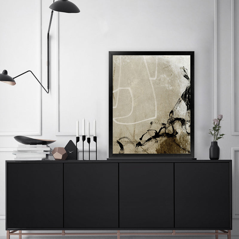 Shop Step Closer Art Print-Abstract, Dan Hobday, Neutrals, Portrait, Rectangle, View All-framed painted poster wall decor artwork