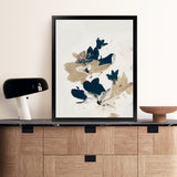 Shop Summer View 1 Art Print-Abstract, Blue, Brown, Dan Hobday, Portrait, Rectangle, View All-framed painted poster wall decor artwork