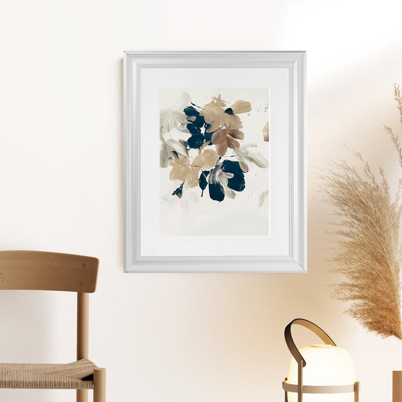Shop Summer View 2 Art Print-Abstract, Blue, Brown, Dan Hobday, Portrait, Rectangle, View All-framed painted poster wall decor artwork
