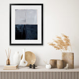 Shop Take Hold Art Print-Abstract, Blue, Dan Hobday, Grey, Portrait, Rectangle, View All-framed painted poster wall decor artwork