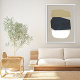 Shop Toned Canvas Art Print-Abstract, Blue, Brown, Dan Hobday, Portrait, Rectangle, View All-framed wall decor artwork