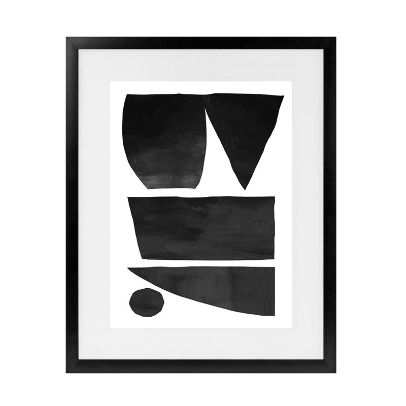Shop Union Art Print-Abstract, Black, Dan Hobday, Portrait, Rectangle, View All-framed painted poster wall decor artwork