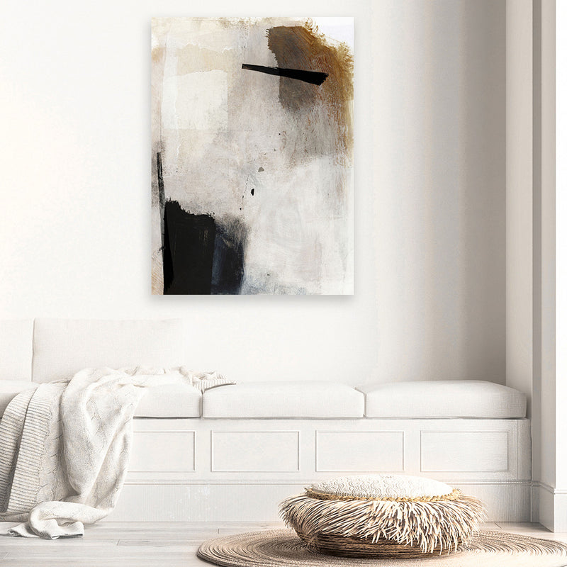 Shop Whole Day Canvas Art Print-Abstract, Brown, Dan Hobday, Neutrals, Portrait, Rectangle, View All-framed wall decor artwork