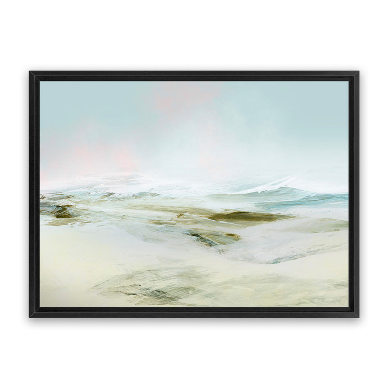 Shop Breathe In Canvas Art Print-Abstract, Blue, Dan Hobday, Green, Horizontal, Landscape, Rectangle, View All-framed wall decor artwork