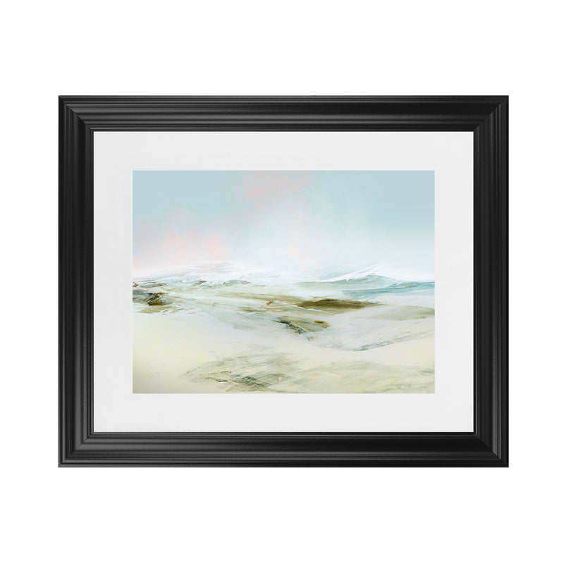 Shop Breathe In Art Print-Abstract, Blue, Dan Hobday, Green, Horizontal, Landscape, Rectangle, View All-framed painted poster wall decor artwork