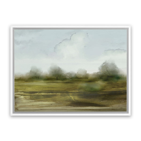 Shop Country Canvas Art Print-Abstract, Dan Hobday, Green, Horizontal, Landscape, Rectangle, View All-framed wall decor artwork