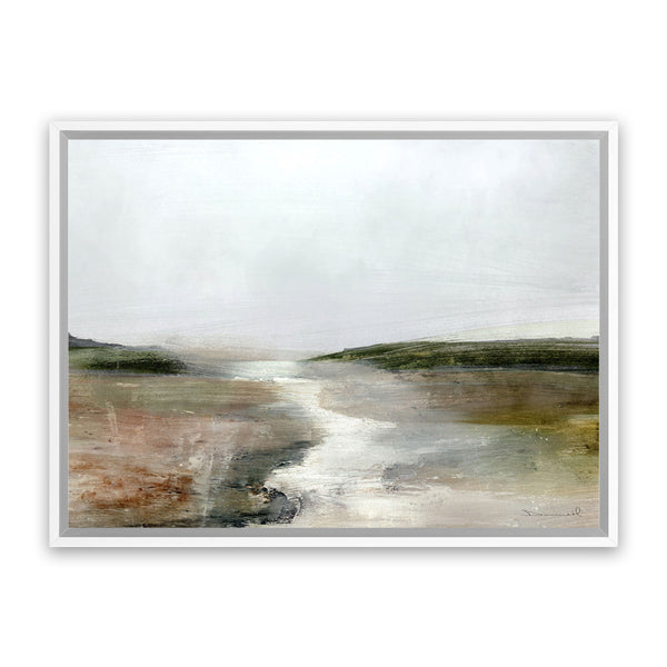 Shop Crystal River Canvas Art Print-Abstract, Brown, Dan Hobday, Green, Horizontal, Landscape, Rectangle, View All-framed wall decor artwork