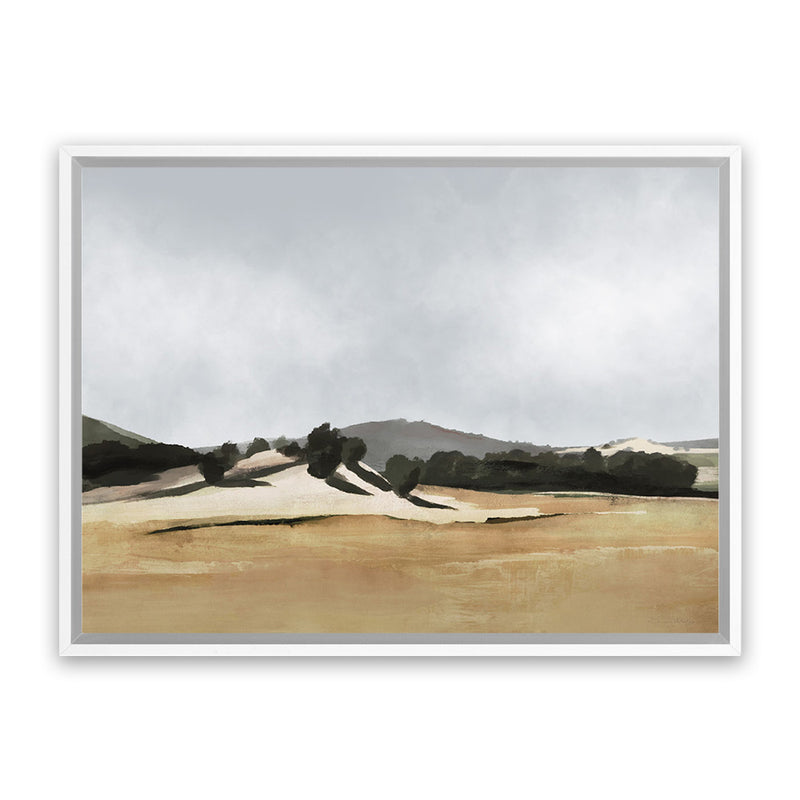 Shop Lazy Afternoon Canvas Art Print-Abstract, Brown, Dan Hobday, Grey, Horizontal, Rectangle, View All-framed wall decor artwork