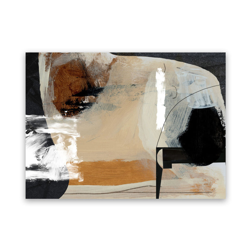 Shop Logical Canvas Art Print-Abstract, Black, Brown, Dan Hobday, Horizontal, Rectangle, View All-framed wall decor artwork