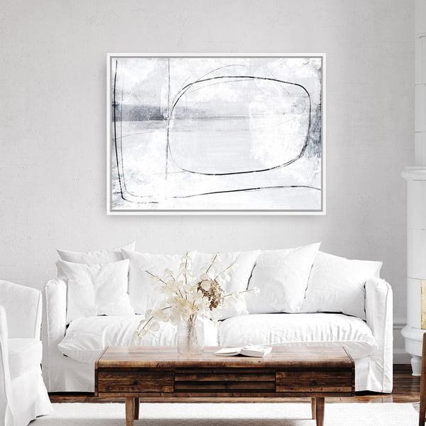 Shop Mood Canvas Art Print-Abstract, Dan Hobday, Horizontal, Rectangle, View All, White-framed wall decor artwork