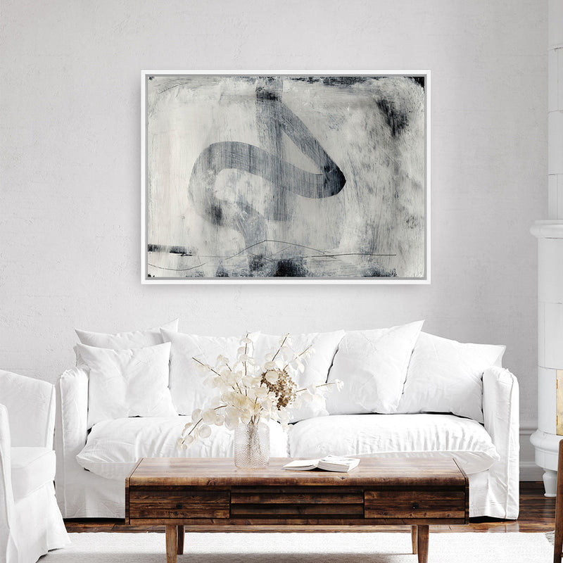 Shop Streets Canvas Art Print-Abstract, Dan Hobday, Horizontal, Neutrals, Rectangle, View All-framed wall decor artwork