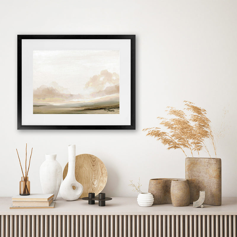 Shop The South Art Print-Abstract, Dan Hobday, Horizontal, Neutrals, Rectangle, View All-framed painted poster wall decor artwork