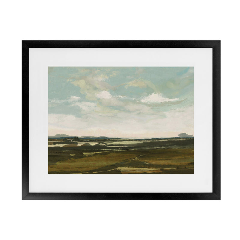 Shop Valley View Art Print-Abstract, Dan Hobday, Green, Horizontal, Rectangle, View All-framed painted poster wall decor artwork