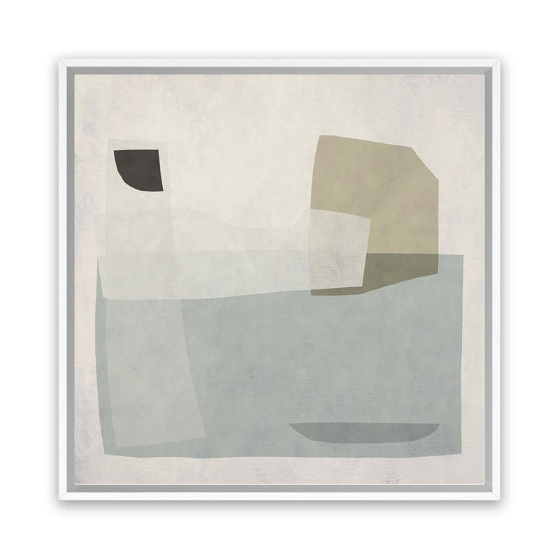 Shop Bourne (Square) Canvas Art Print-Abstract, Dan Hobday, Neutrals, Square, View All-framed wall decor artwork