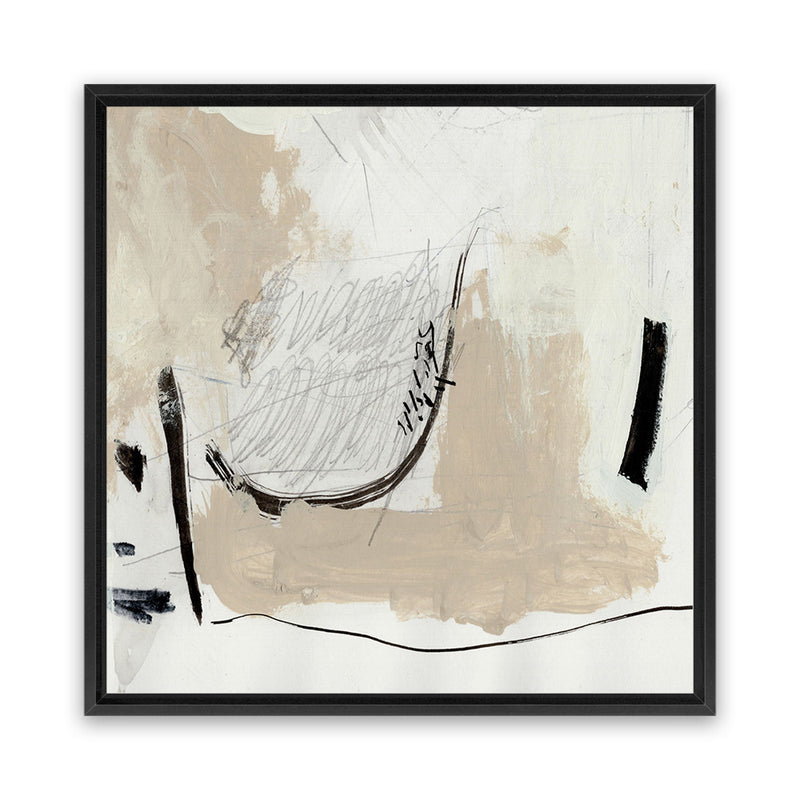 Shop Different Side (Square) Canvas Art Print-Abstract, Brown, Dan Hobday, Square, View All-framed wall decor artwork