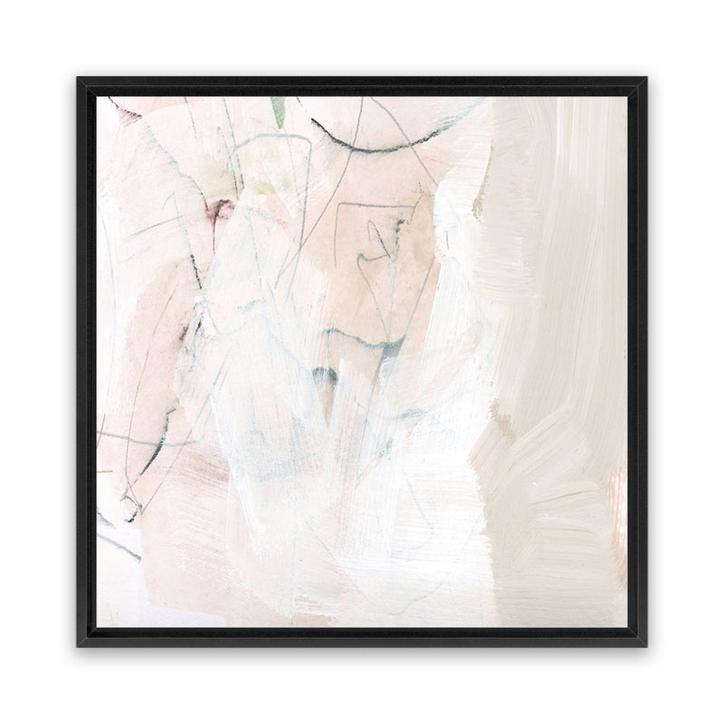 Shop Fade to White (Square) Canvas Art Print-Abstract, Dan Hobday, Neutrals, Square, View All-framed wall decor artwork