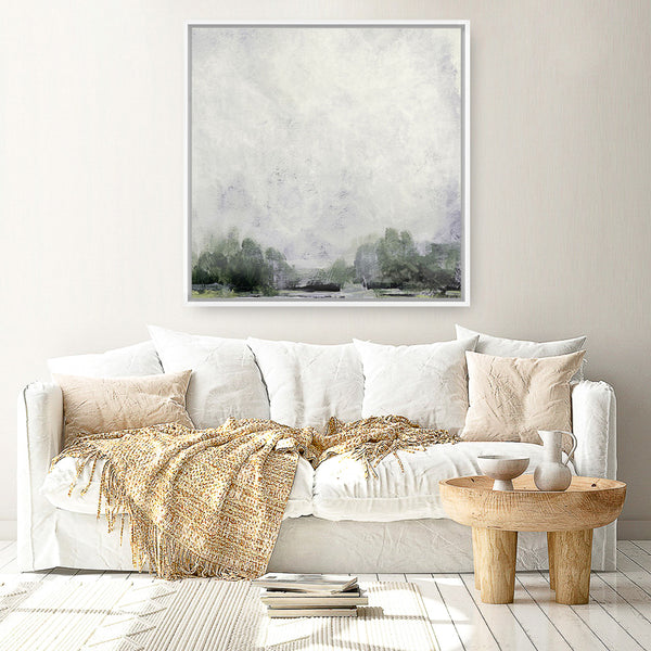 Shop Forest Edge (Square) Canvas Art Print-Abstract, Dan Hobday, Neutrals, Square, View All-framed wall decor artwork