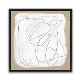 Shop Format (Square) Canvas Art Print-Abstract, Brown, Dan Hobday, Square, View All, White-framed wall decor artwork
