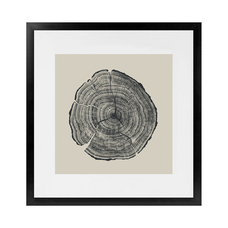 Shop Hand-Drawn Oak (Square) Art Print-Abstract, Black, Brown, Dan Hobday, Square, View All-framed painted poster wall decor artwork