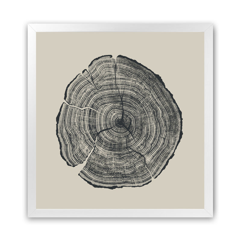Shop Hand-Drawn Oak (Square) Art Print-Abstract, Black, Brown, Dan Hobday, Square, View All-framed painted poster wall decor artwork