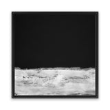 Shop Mono Horizon (Square) Canvas Art Print-Abstract, Black, Dan Hobday, Square, View All-framed wall decor artwork