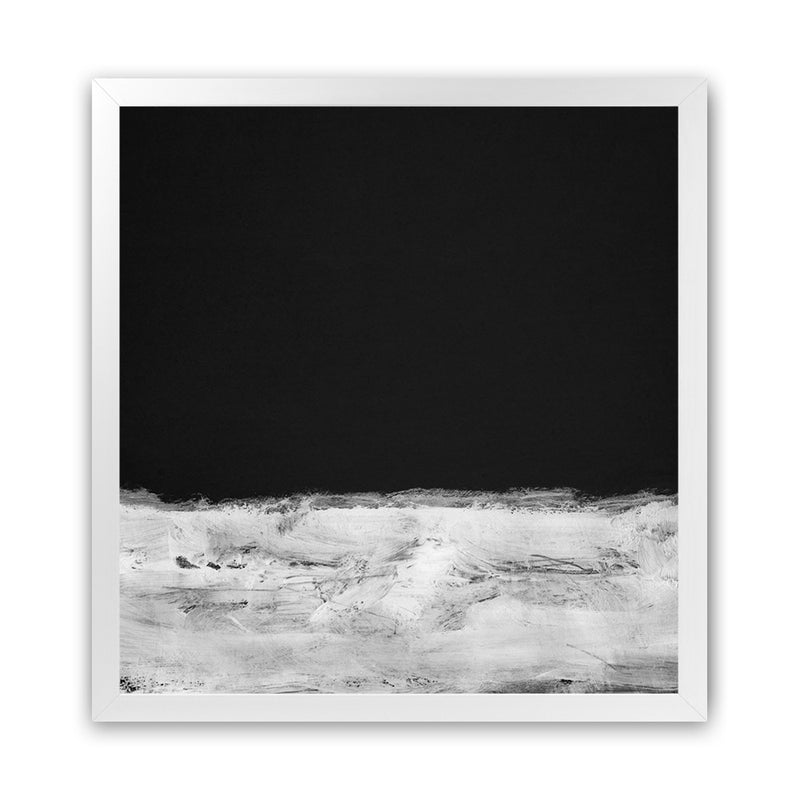 Shop Mono Horizon (Square) Art Print-Abstract, Black, Dan Hobday, Square, View All-framed painted poster wall decor artwork