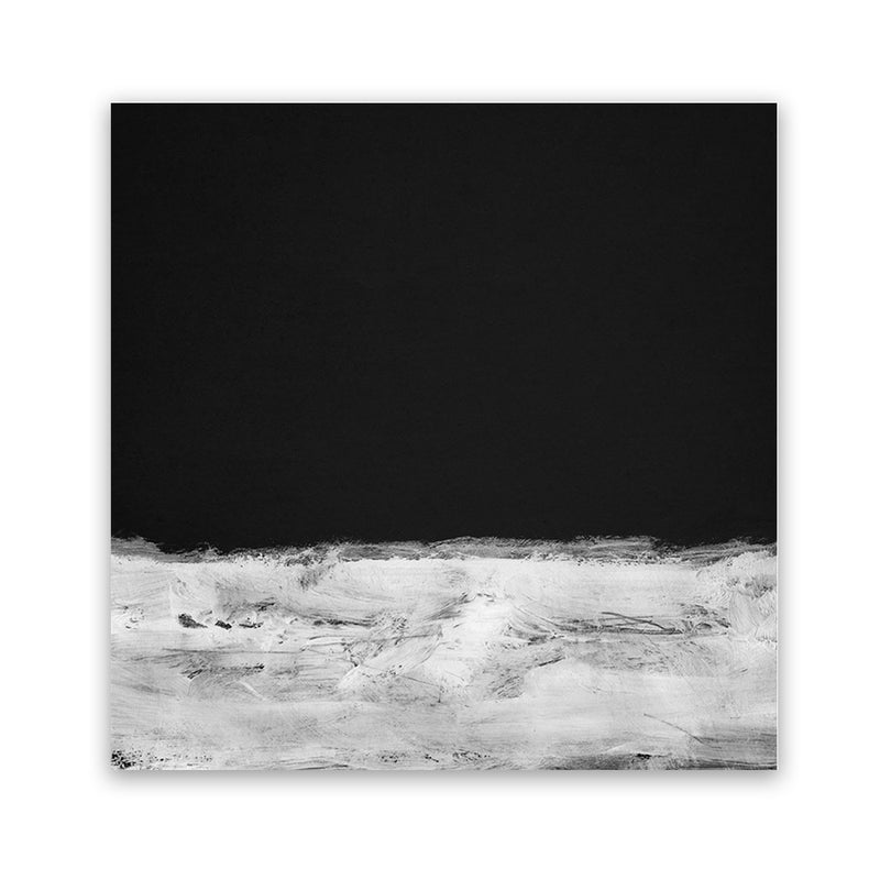 Shop Mono Horizon (Square) Art Print-Abstract, Black, Dan Hobday, Square, View All-framed painted poster wall decor artwork
