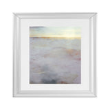 Shop New Day (Square) Art Print-Abstract, Dan Hobday, Neutrals, Square, View All, Yellow-framed painted poster wall decor artwork