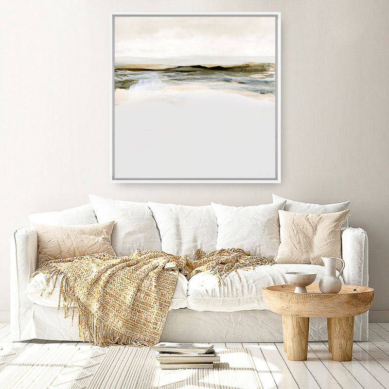 Shop Orkney (Square) Canvas Art Print-Abstract, Dan Hobday, Neutrals, Square, View All-framed wall decor artwork