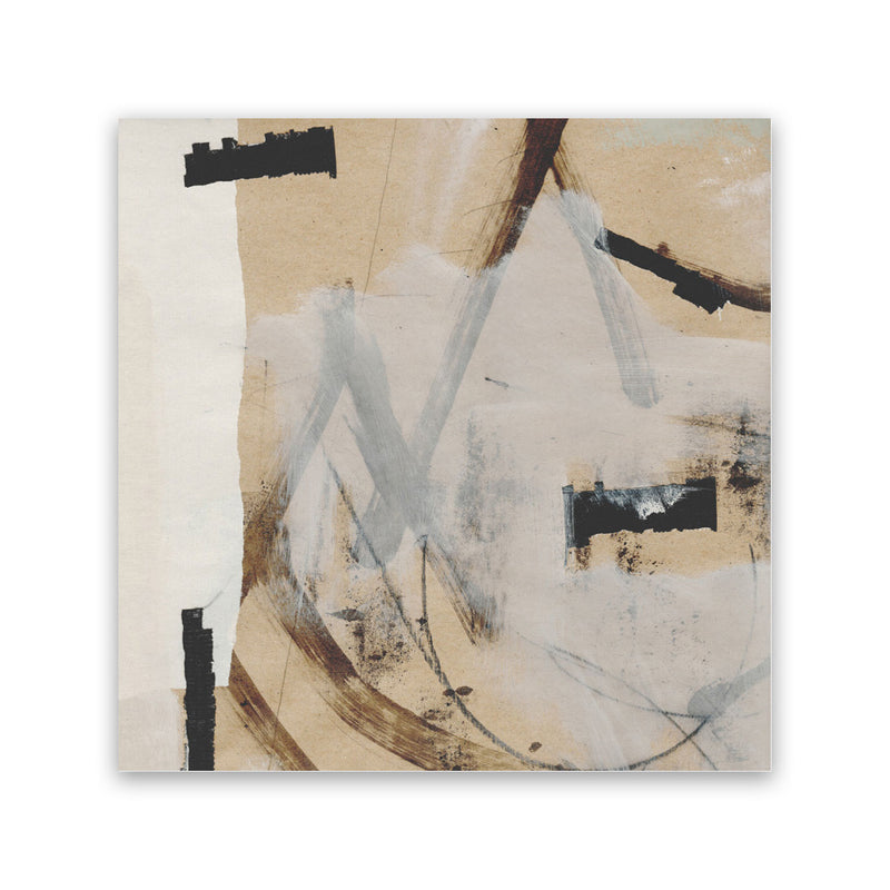 Shop Reunion (Square) Canvas Art Print-Abstract, Brown, Dan Hobday, Square, View All-framed wall decor artwork