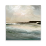 Shop Sennen Cove (Square) Art Print-Abstract, Dan Hobday, Green, Square, View All, Yellow-framed painted poster wall decor artwork