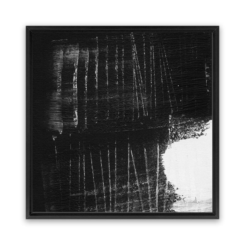 Shop Sleep (Square) Canvas Art Print-Abstract, Black, Dan Hobday, Square, View All-framed wall decor artwork