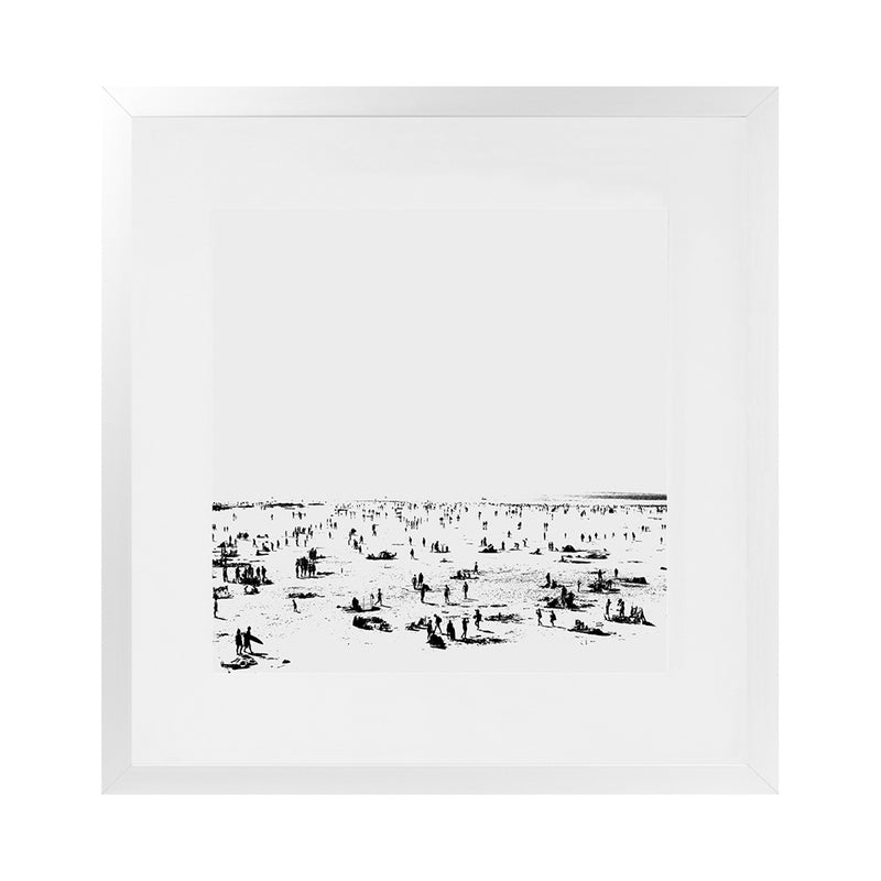 Shop The Beach (Square) Art Print-Abstract, Dan Hobday, Neutrals, Square, View All-framed painted poster wall decor artwork