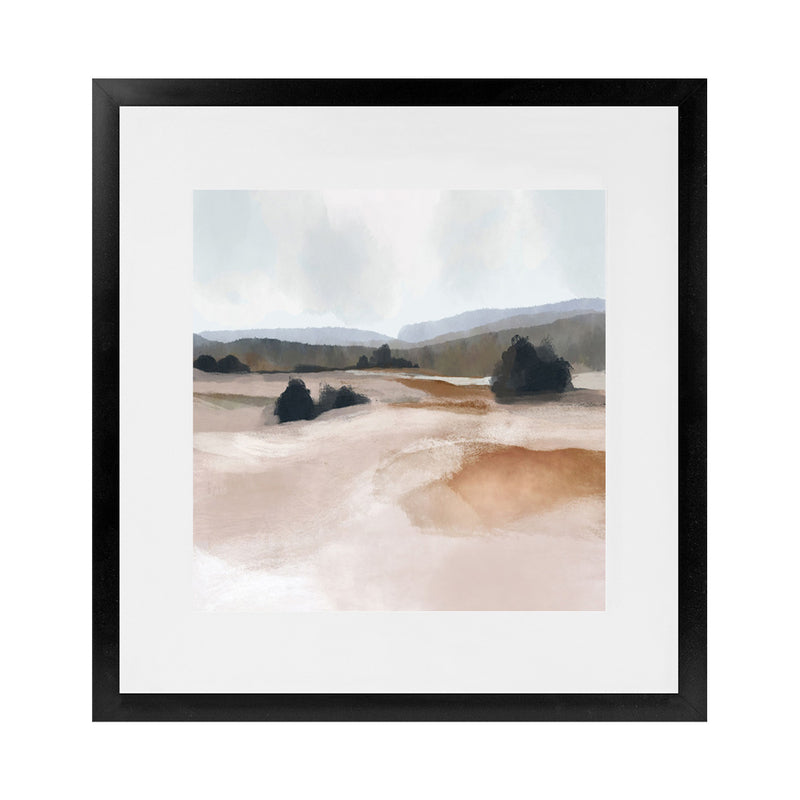 Shop The Ranch (Square) Art Print-Abstract, Brown, Dan Hobday, Square, View All-framed painted poster wall decor artwork