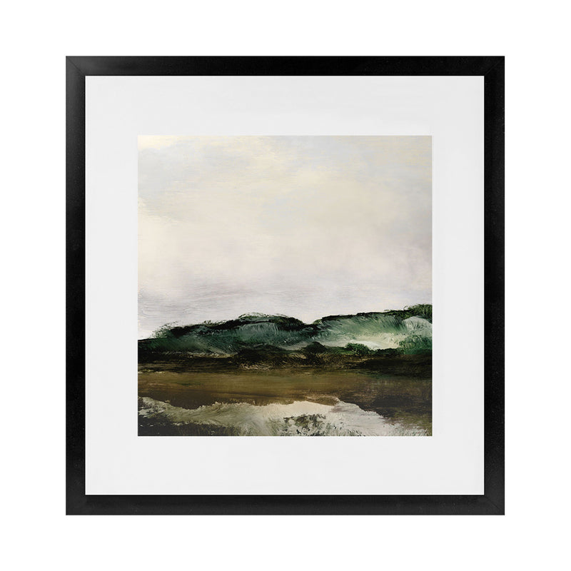 Shop Verte 1 (Square) Art Print-Abstract, Dan Hobday, Green, Square, View All-framed painted poster wall decor artwork