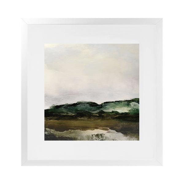 Shop Verte 1 (Square) Art Print-Abstract, Dan Hobday, Green, Square, View All-framed painted poster wall decor artwork