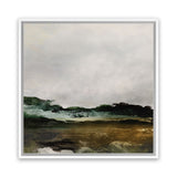 Shop Verte 2 (Square) Canvas Art Print-Abstract, Brown, Dan Hobday, Green, Square, View All-framed wall decor artwork