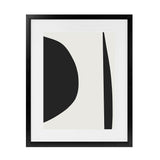 Shop Minimal Black 1 Art Print-Abstract, Black, Dan Hobday, Neutrals, Portrait, Rectangle, View All-framed painted poster wall decor artwork