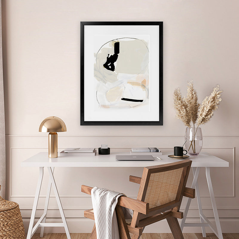 Shop Apart II Art Print-Abstract, Dan Hobday, Neutrals, Portrait, Rectangle, View All-framed painted poster wall decor artwork