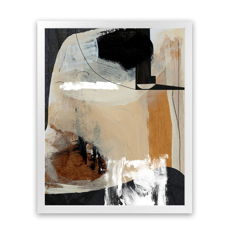 Shop Logical II Art Print-Abstract, Black, Brown, Dan Hobday, Portrait, Rectangle, View All-framed painted poster wall decor artwork