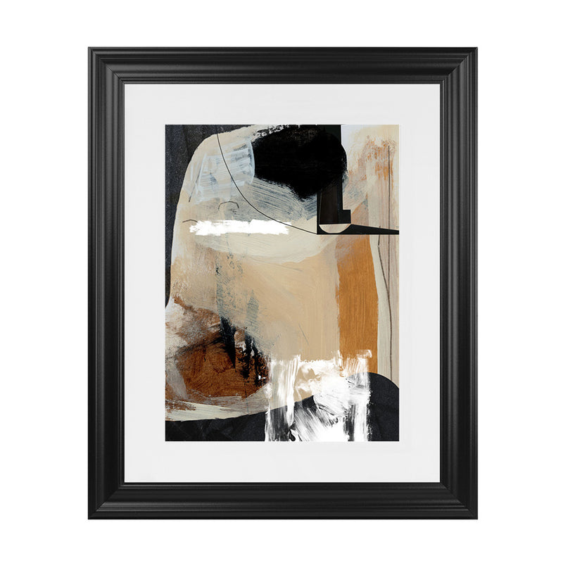 Shop Logical II Art Print-Abstract, Black, Brown, Dan Hobday, Portrait, Rectangle, View All-framed painted poster wall decor artwork