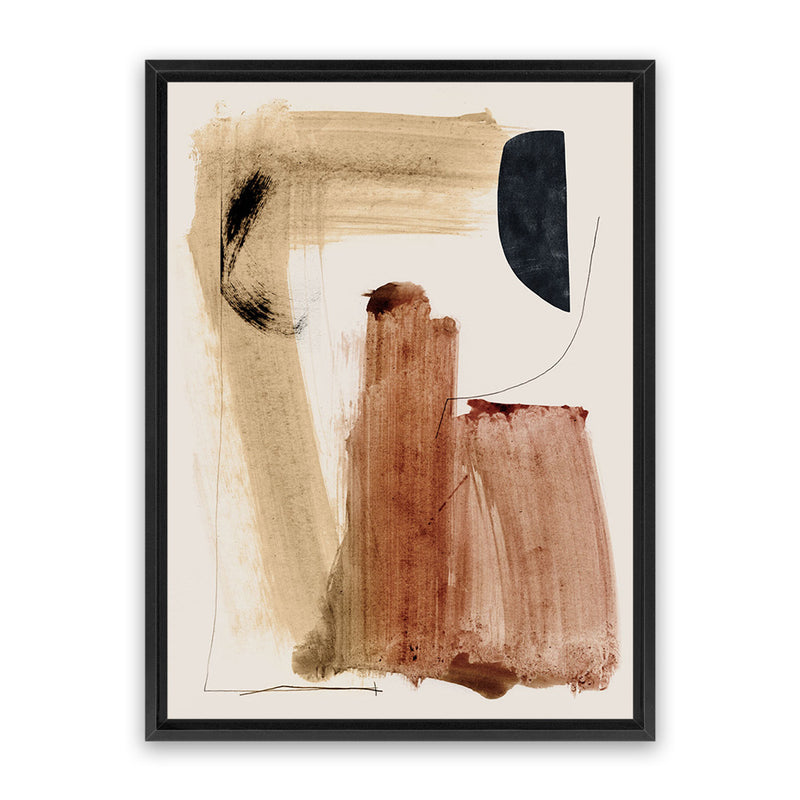 Shop Mind II Canvas Art Print-Abstract, Brown, Dan Hobday, Portrait, Rectangle, View All-framed wall decor artwork