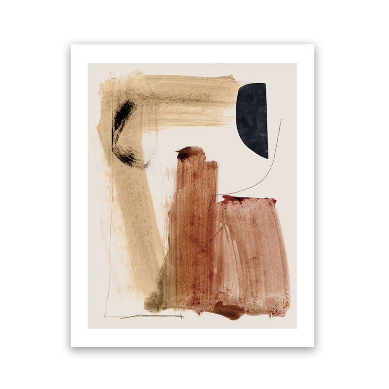 Shop Mind II Art Print-Abstract, Brown, Dan Hobday, Portrait, Rectangle, View All-framed painted poster wall decor artwork