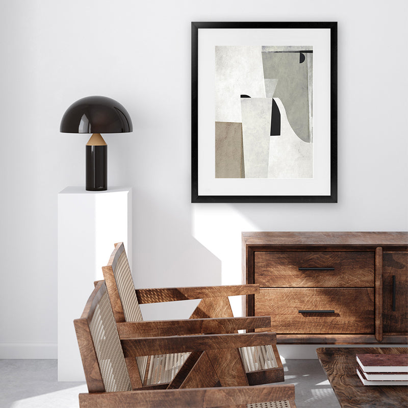 Shop Priory II Art Print-Abstract, Dan Hobday, Green, Neutrals, Portrait, Rectangle, View All-framed painted poster wall decor artwork