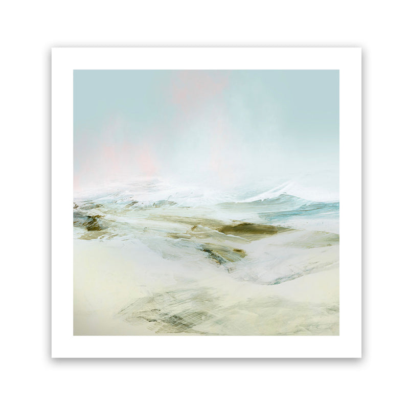 Shop Breathe In (Square) Art Print-Abstract, Blue, Dan Hobday, Green, Square, View All-framed painted poster wall decor artwork