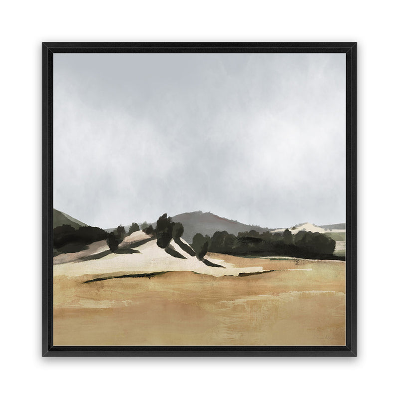 Shop Lazy Afternoon (Square) Canvas Art Print-Abstract, Brown, Dan Hobday, Grey, Square, View All-framed wall decor artwork