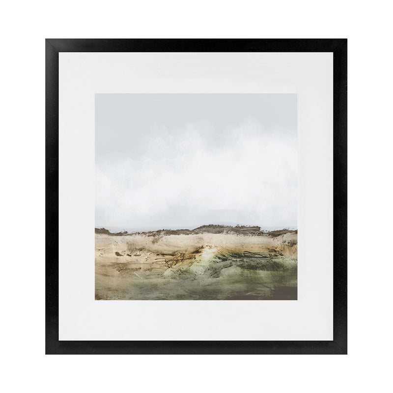 Shop Mexico (Square) Art Print-Abstract, Dan Hobday, Green, Neutrals, Square, View All-framed painted poster wall decor artwork
